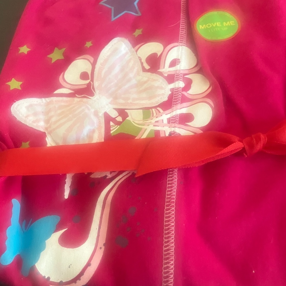 FINAL MARKDOWN Light up pants with Butterfly Design junior xl brand new